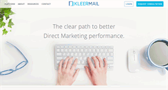 Desktop Screenshot of kleermail.com